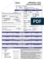 Personal Loan Application Form