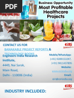 Most Profitable Healthcare Projects - How To Prepare Project Report - DPR