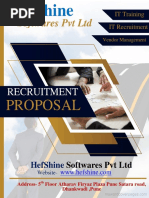 Hefshine Softwares Recruitment Praposal by Akshayt Paramane