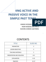 Teaching Active and Passive Voice in The Simple