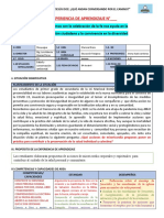 Experiencia de Aprendizaje 3º Grado 2022