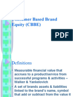 CBBE Pyramid of Brand Equity