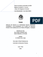 Tesis: Universidad Nacional de Educación Enrique Guzmán Y Valle Alma Máter Del Magisterio Nacional