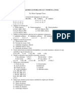 Problemas de Nomenclatura Inorganica