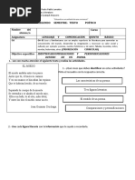 Versos, Comparación y Personificación