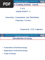 Generation Transmission and Distribution