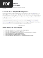 Cisco SD-WAN Template - Configuration & Deployment - IP With Ease