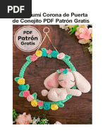 Amigurumi Corona de Puerta de Conejito PDF Patron Gratis