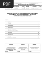 CEO-PCE-002 Procedimiento Estructural Investigación Incidentes Marzo 2023