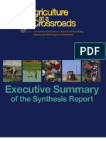 Agriculture at A Crossroads - Executive Summary of The Synthesis Report (English)