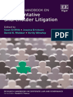 Sean Griffith - Jessica Erickson - David H Webber - Verity Winship - Research Handbook On Representative Shareholder Litigation-Edward Elgar Publishing (2018)