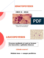 Granulopoyesis Megacariopoyesis Eritropoyesis 2016