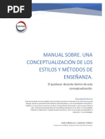 Manual - Teorías de La Enseñanza