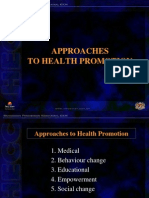 Approaches To Health Promotion