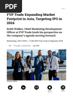 FVP Trade Future Planning