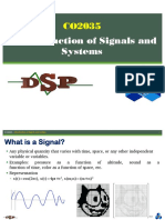 CO2035 - Lecture 1 - Introduction of Signal and System