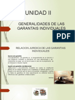 Unidad Ii Generalidades de Las Garantias Individuales