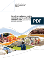 Construyendo Una Visión Común para La Agricultura y Alimentación Sostenibles