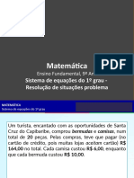 Sistema de Equações