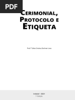 Cerimonial Protocolo e Etiqueta