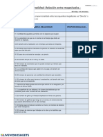 Proporcionalidad Directa e Inversa