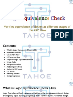 Logic Equivalence Check