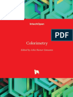 Colorimetry Book Ed A K Samanta and in Tech Open UK Published - Book