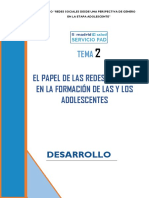 Tema 2. Papel de Las Redes en La Formacion de Las y Los Adolescentes