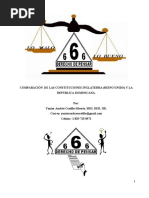 Comparación de Las Constituciones Inglaterra (Reino Unido) y La República Dominicana