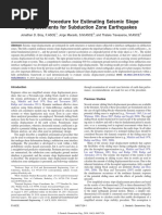 06 Simplified Procedure For Estimating Seismic Slope Displacements For Subduction Zone Earthquakes (Bray Et Al. 2018)