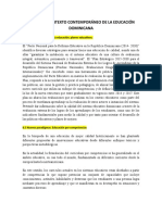 Unidad X: Contexto Contemporáneo de La Educación Dominicana