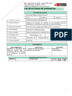 FICHA DE ACT.Nº 4 Proyecto Empresarial