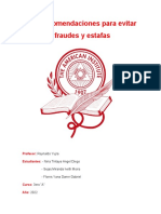 Recomendaciones para Evitar Fraudes y Estafas