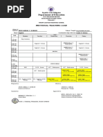 Class Summary (7-00) New Schedule