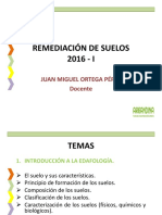 Clase 1. Remediación de Suelos