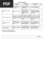 7.1. Week 4-6 Architecture of Writing Rubric