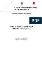 Ejemplo de Manual de Prácticas