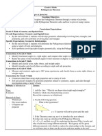 Pythagorean Theorem Lesson Plan G8