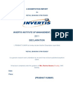 Prabhat Project Report RETAIL BANKING