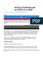 Week 1 - What Is Oil Discharge Monitoring and Control System ODMCS On Ship