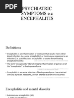 Encephalitis and Mental Disorder