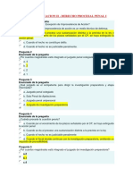 Autoevaluacion 2 - Derecho Procesal Penal