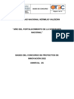 Bases Concurso UNHEVAL 2G - Resolución #0231-2022-UNHEVAL-VRI