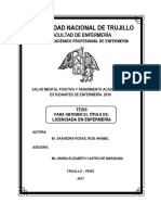 2016 Salud Mental Positiva y Rendimiento Académico en Estudiantes de Enfermería. 2016