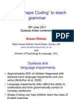 Susan Ebbels - Introduction To Shape Coding - Assessment-Meaning and Interpretation