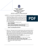 ACTIVITY 01 - Accounting Environment and Accounting Framework (A.y 2022-2023)