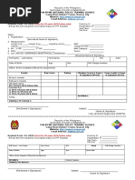 Latest PFT Form