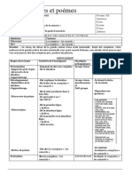 Poème Et Comptines GS A4 Maternelle