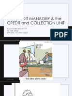 Module 2 - The Credit Manager & The Credit and Collection Unit