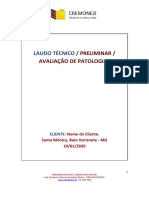 Modelo Laudo Técnico Preliminar